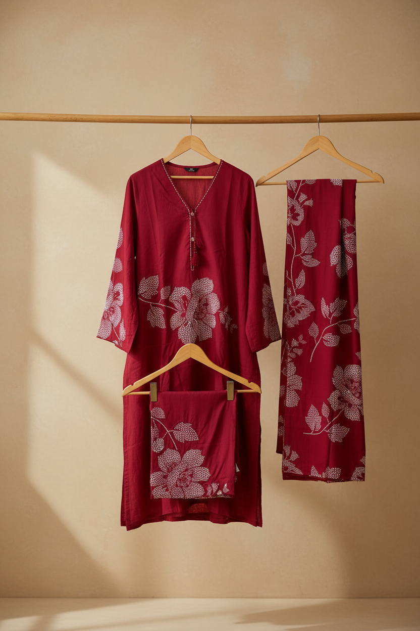 Wine Floral Straight