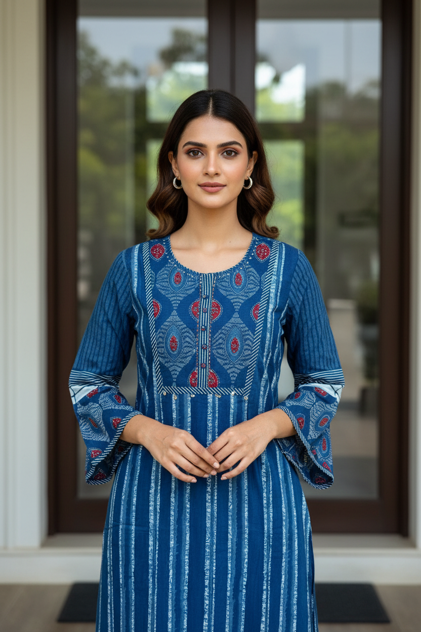 Indigo Motif Ease