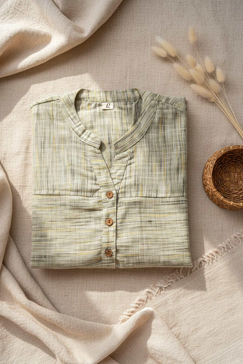 Mint Linen Shirt