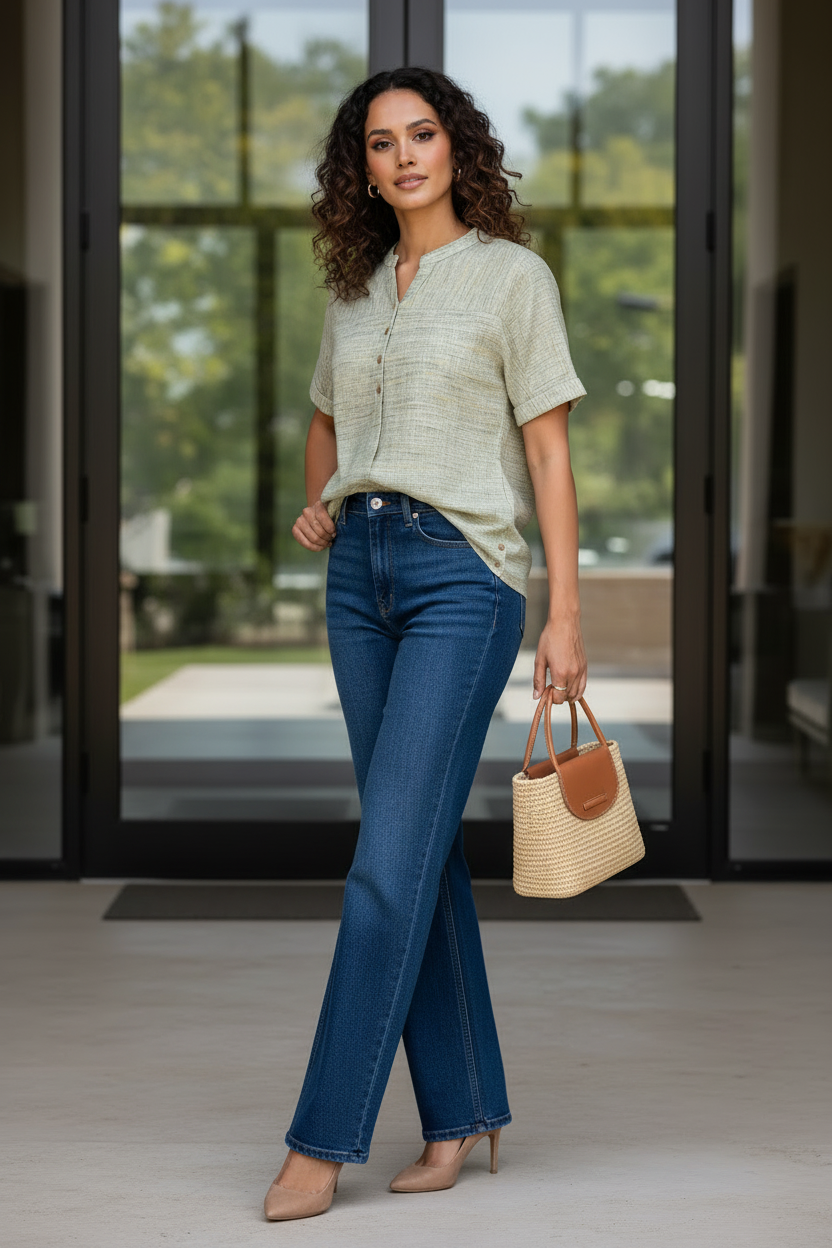 Mint Linen Shirt