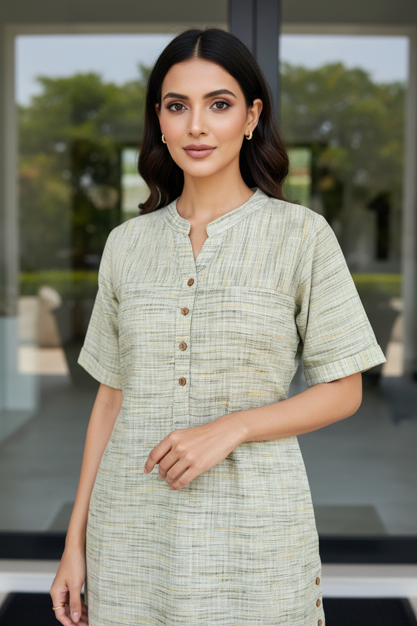 Mint Linen Shirt