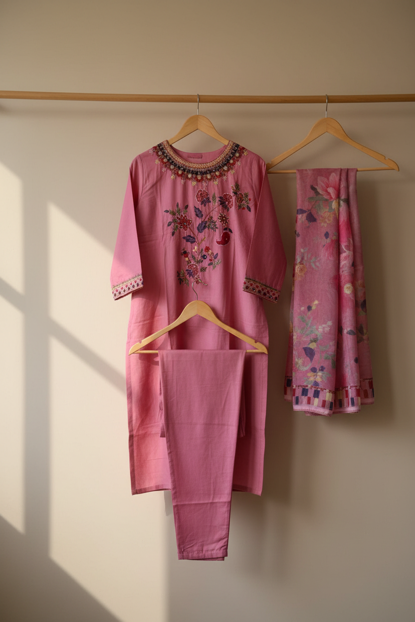 Blush Floral Straight
