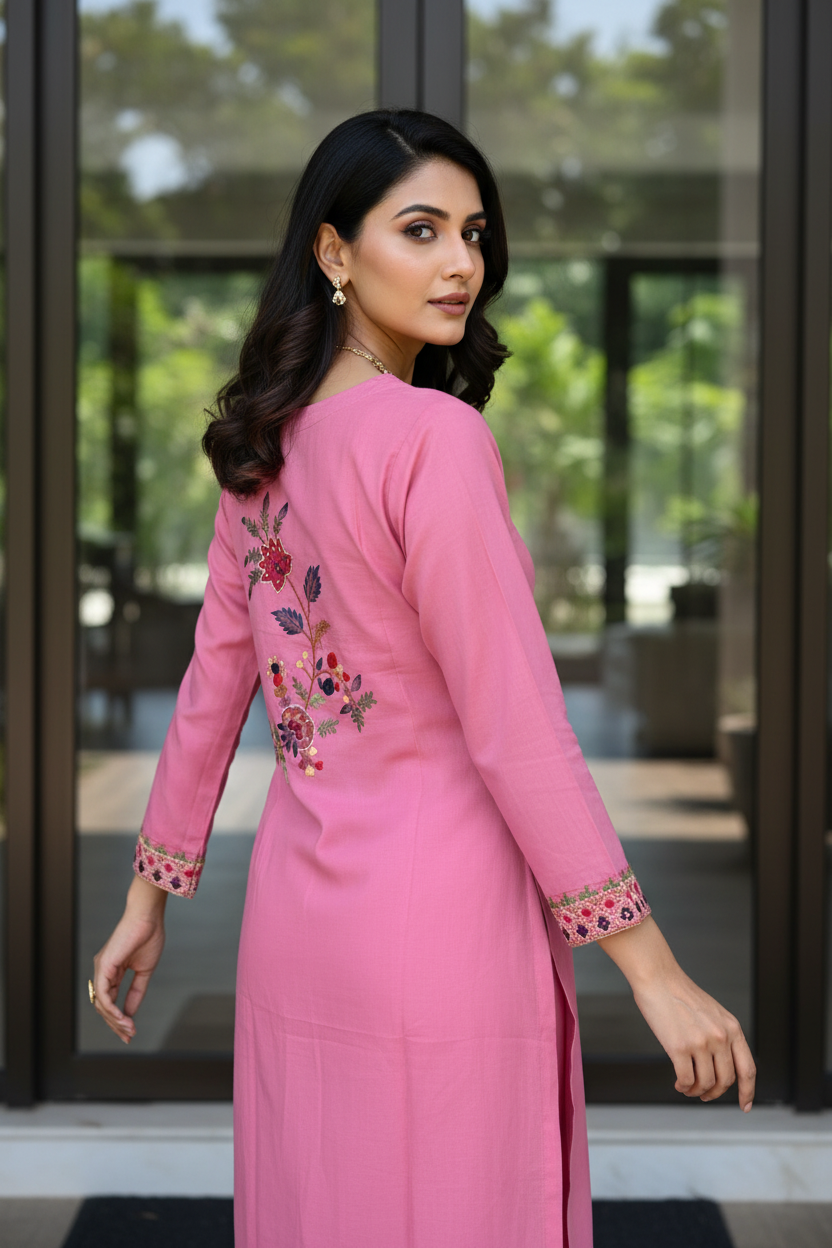Blush Floral Straight