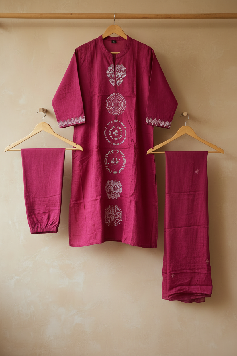 Rani Pink Straight Set