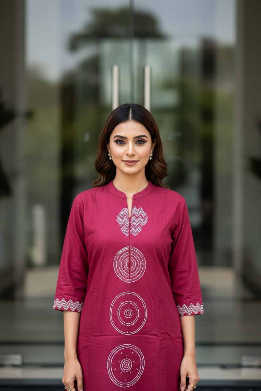 Rani Pink Straight Set