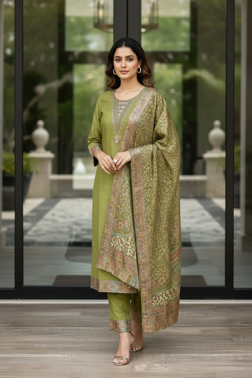 Parrot Silk Set