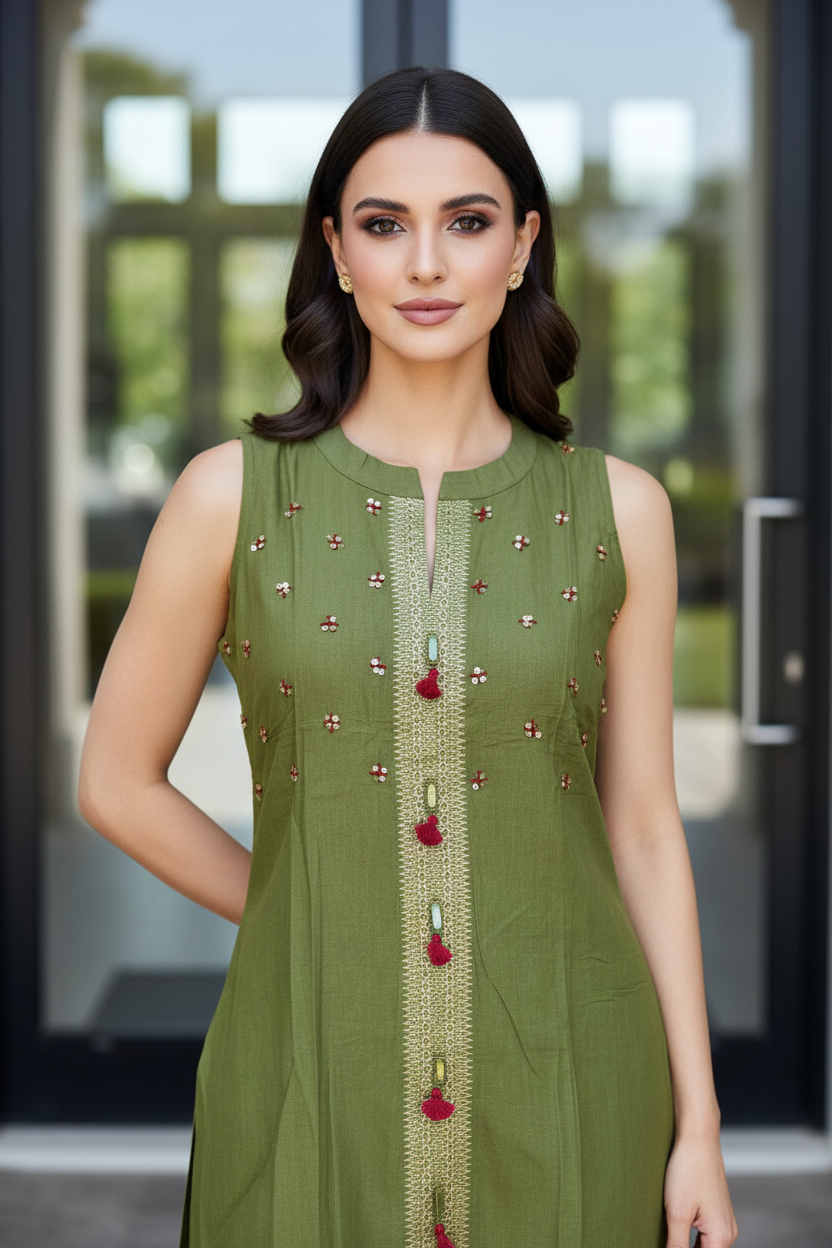 Pastel Aline Kurta Set