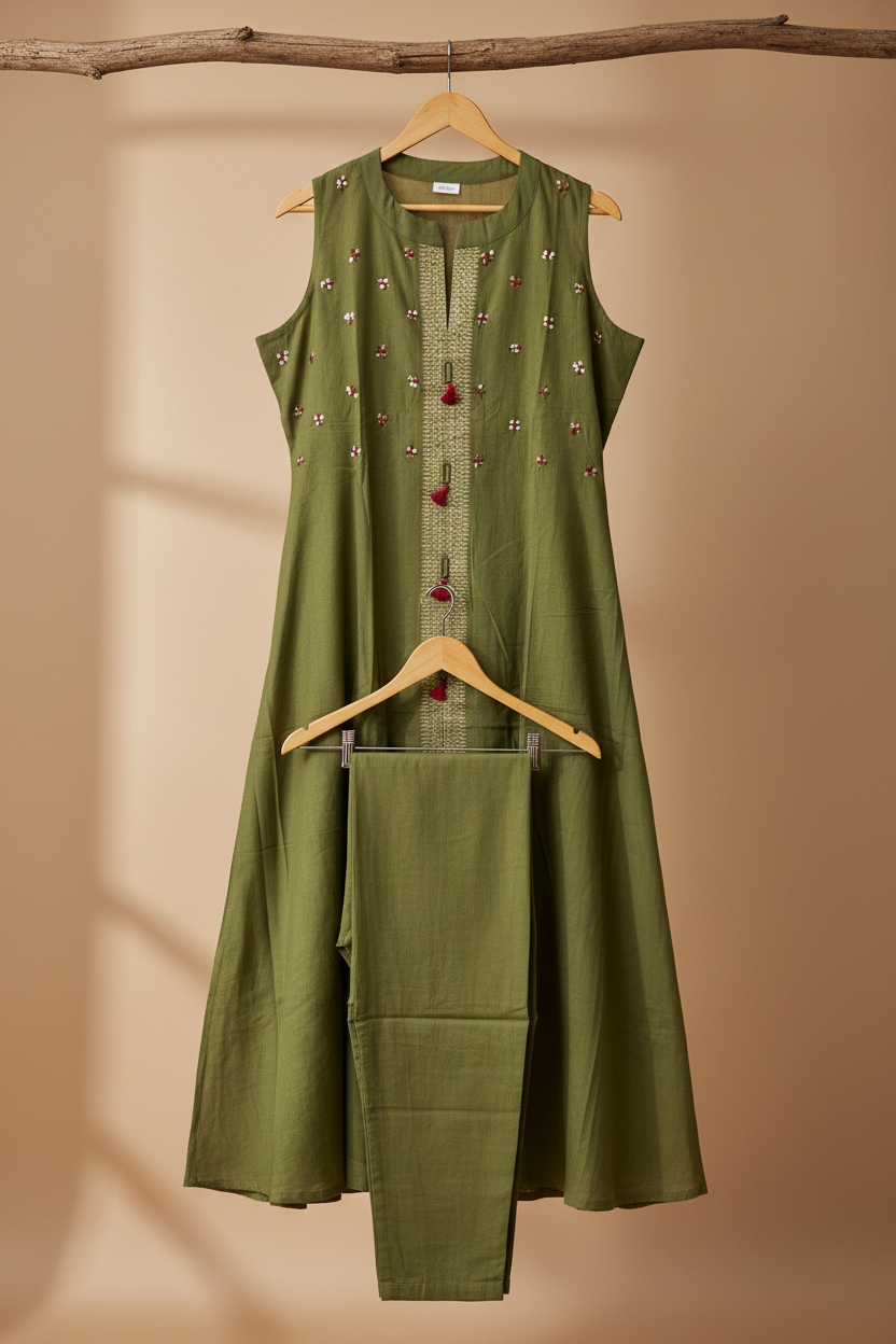 Pastel Aline Kurta Set
