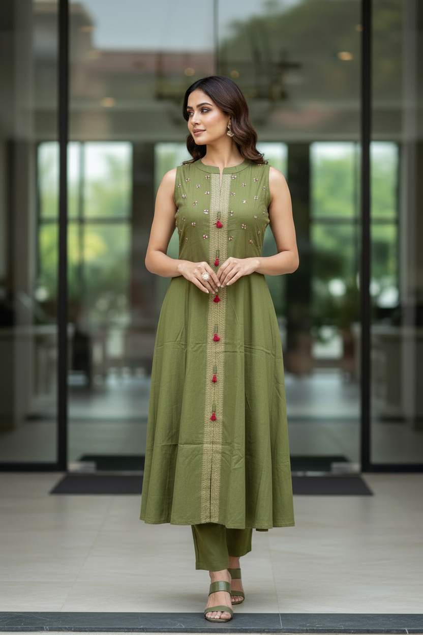 Pastel Aline Kurta Set