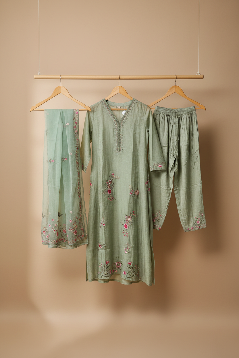 Mint Gulabo Flared