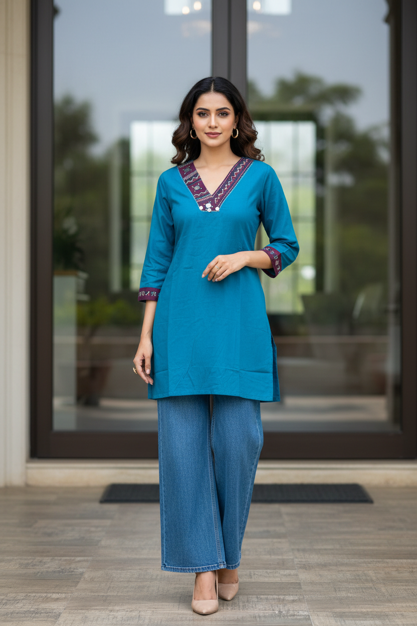 Katha Short Kurta