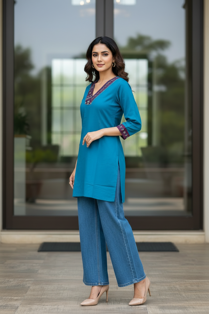 Katha Short Kurta