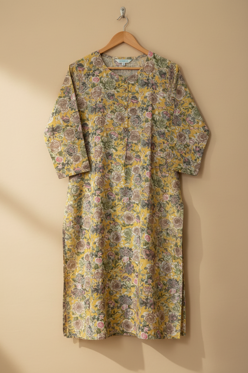 Pastel Floral Kurta