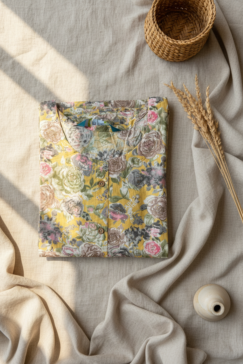 Pastel Floral Kurta
