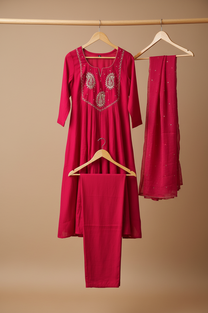 Rani Pink Flared Set