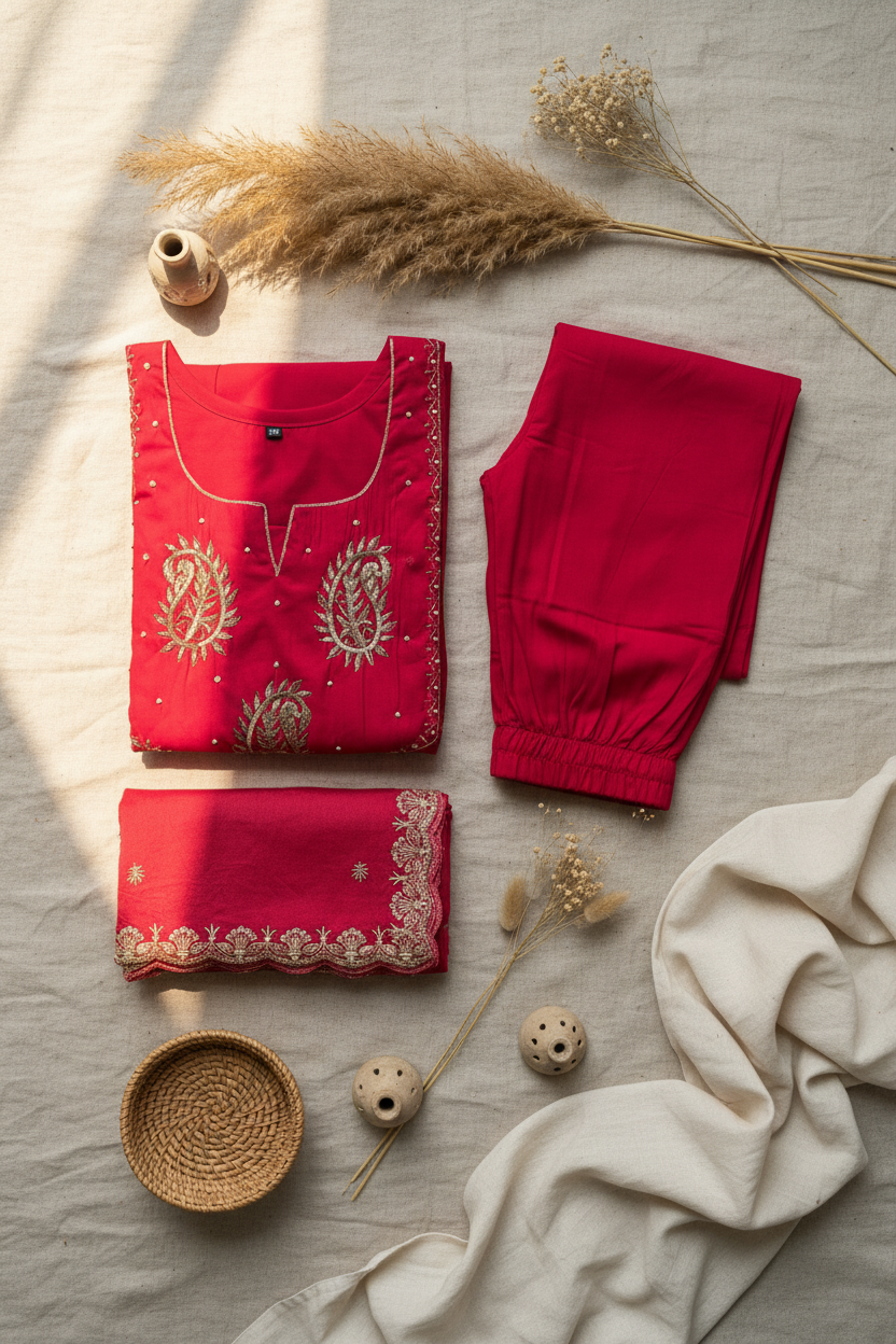 Rani Pink Flared Set