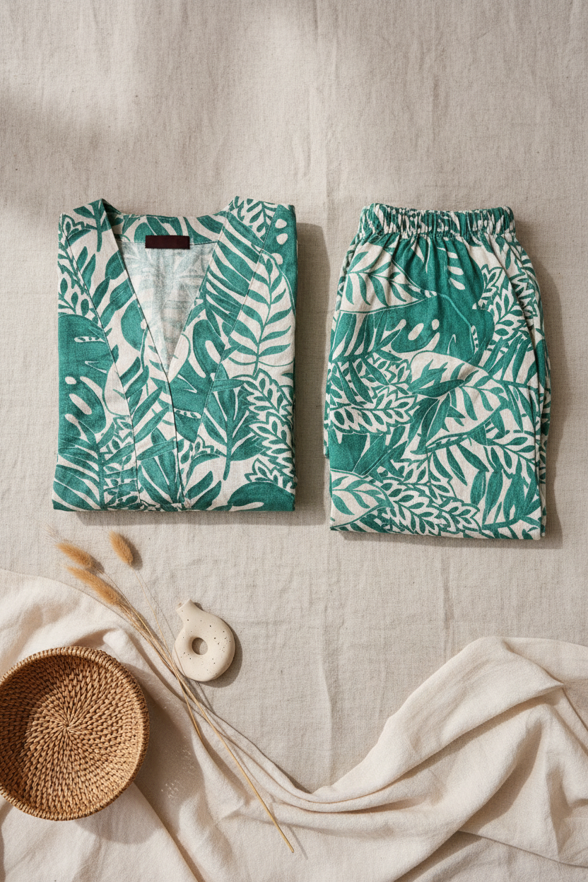 Teal Leaf A-line