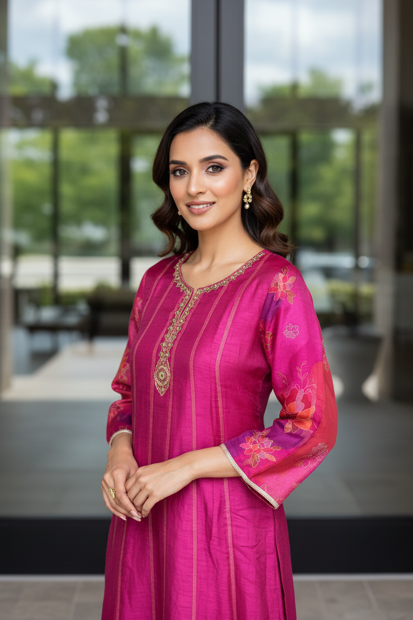Rani Embroidered Flared
