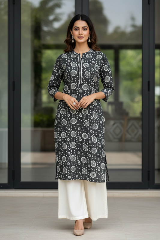 Jaipuri Straight Kurti